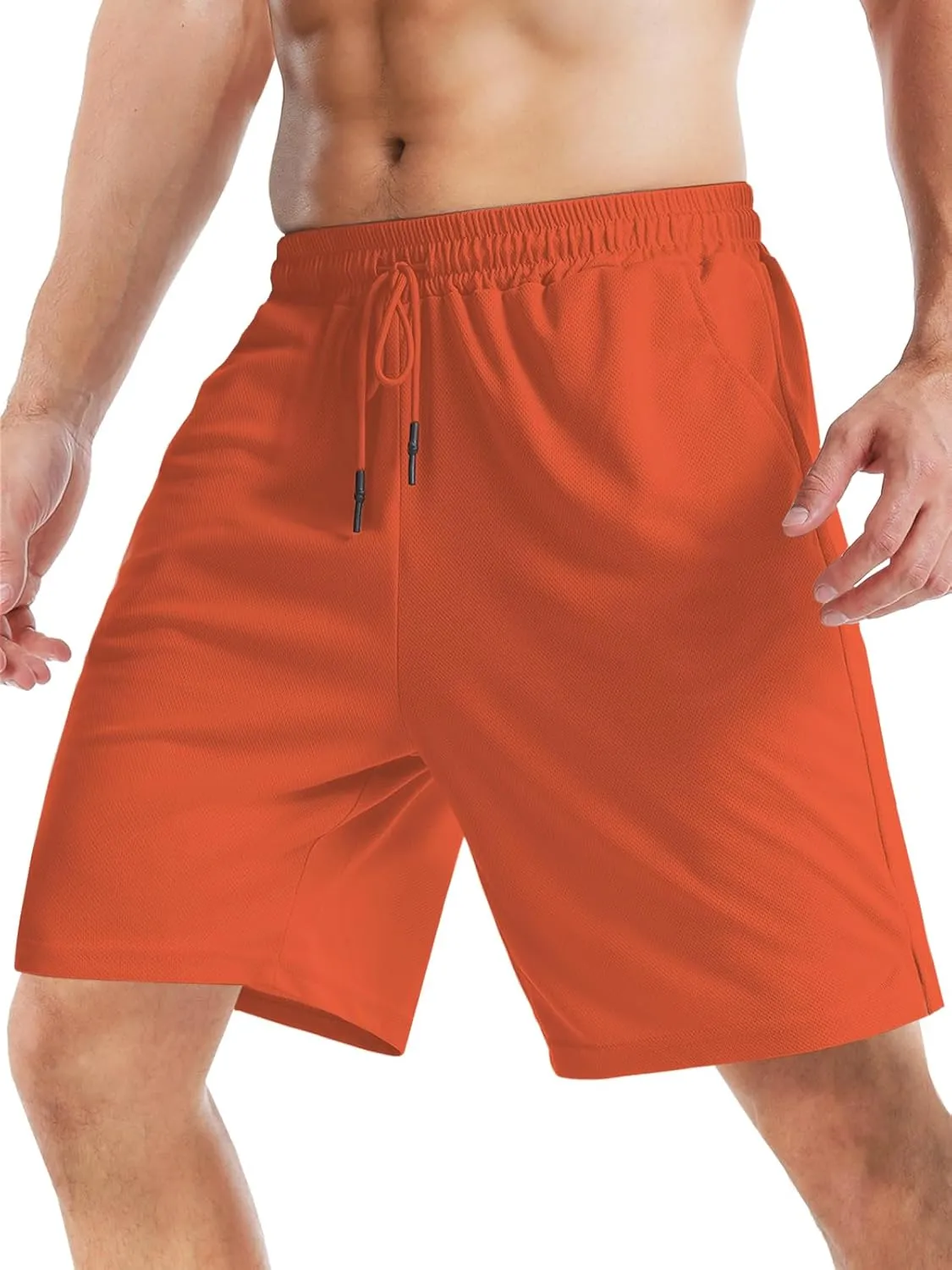 Aolesy Men's Basketball Shorts 7"/9" Athletic Gym Shorts with Zip Pockets Lightweigh Quick Dry Mesh Workout Shorts