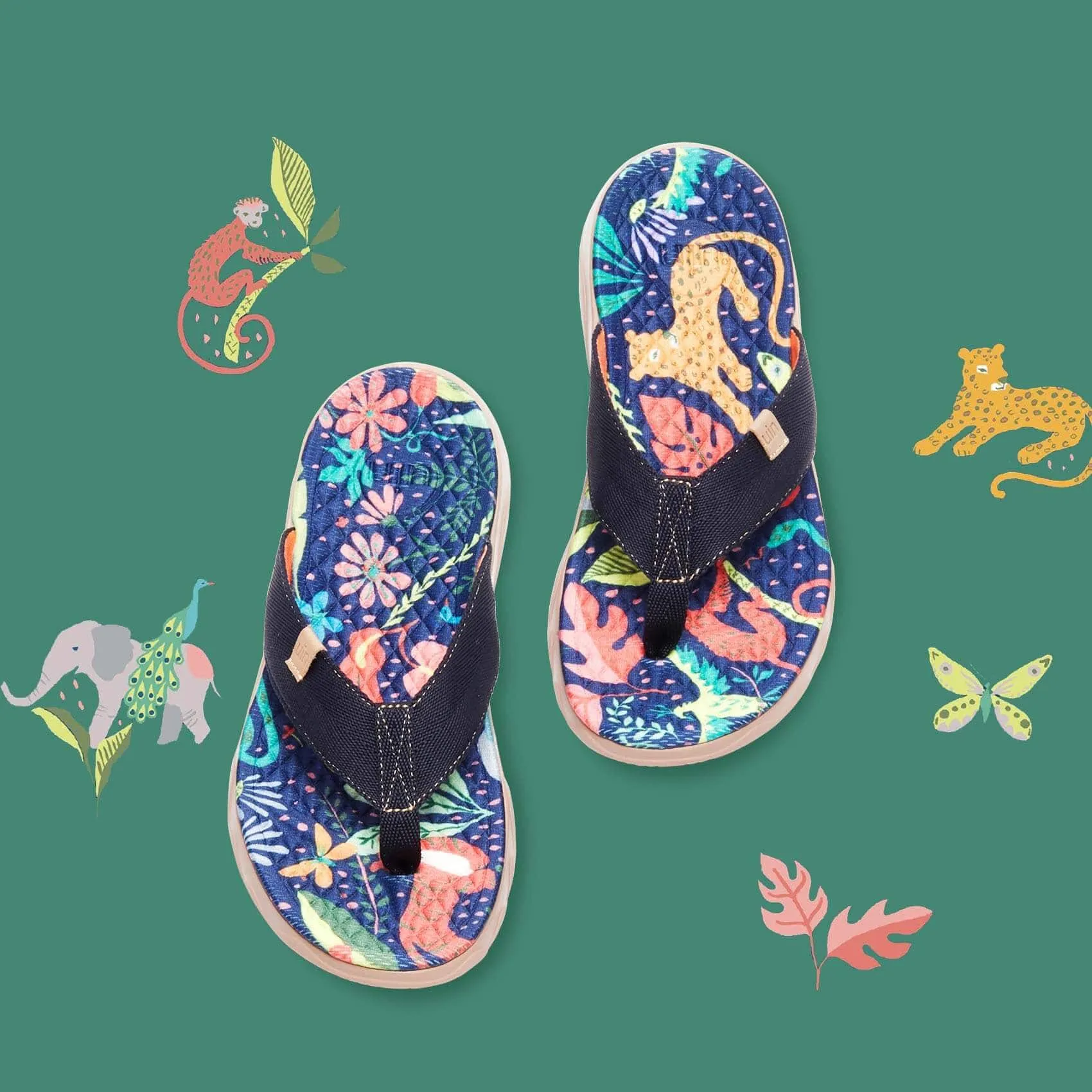 Jungle Party Women Majorca Flip Flops