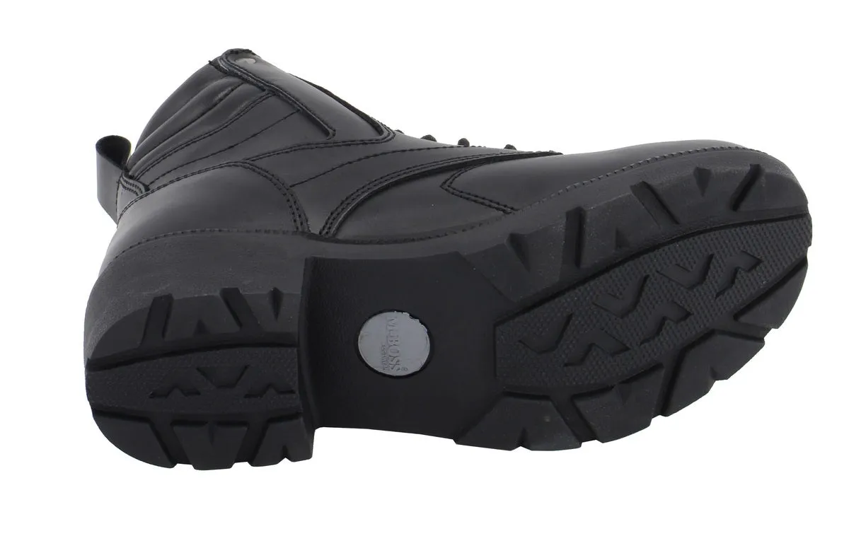 M Boss Motorcycle Apparel BOS49302 Ladies 6 Inch Black Accelerator