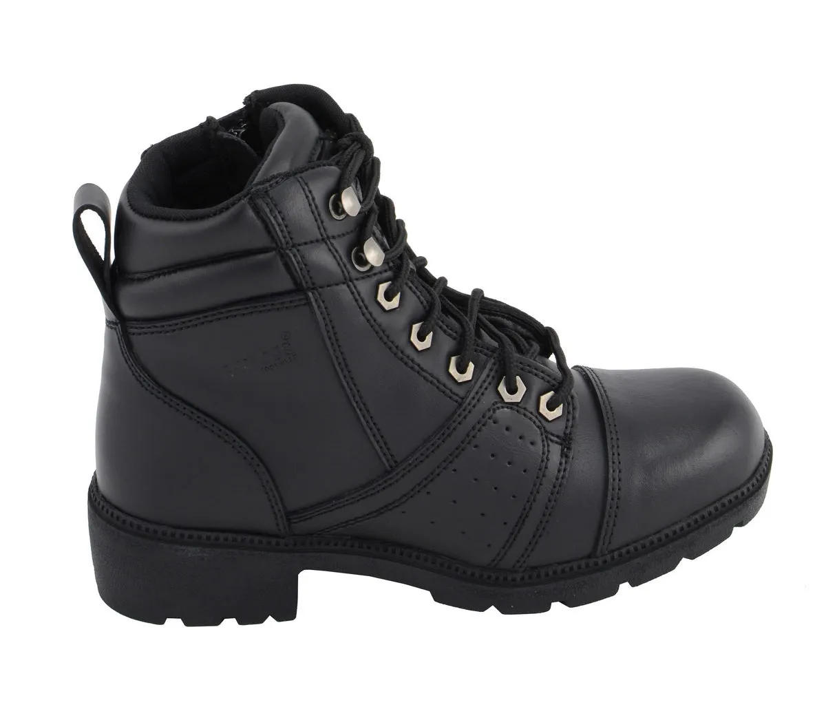 M Boss Motorcycle Apparel BOS49302 Ladies 6 Inch Black Accelerator