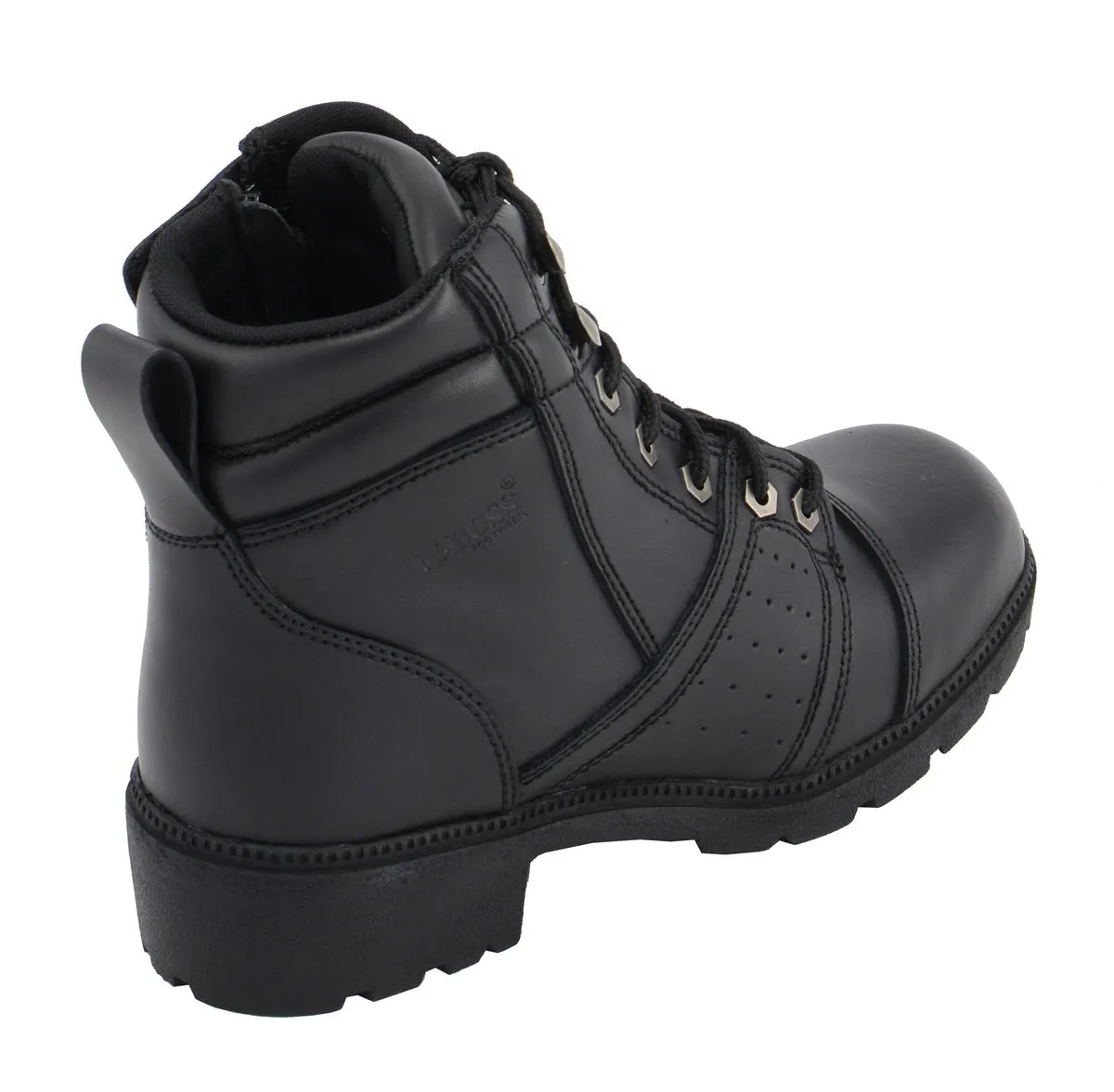 M Boss Motorcycle Apparel BOS49302 Ladies 6 Inch Black Accelerator