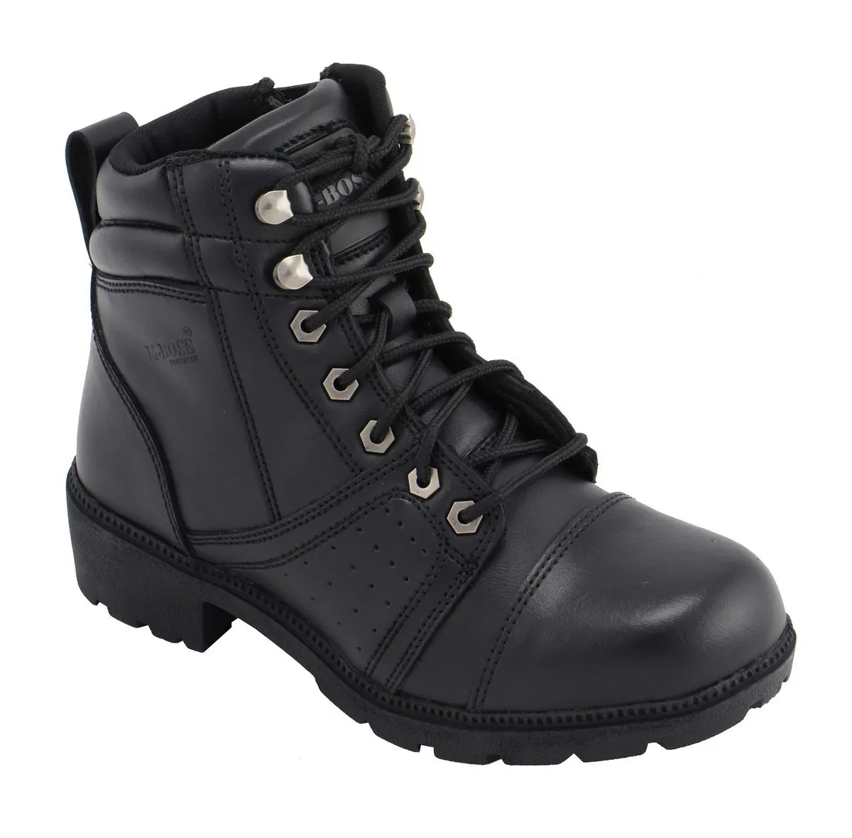 M Boss Motorcycle Apparel BOS49302 Ladies 6 Inch Black Accelerator