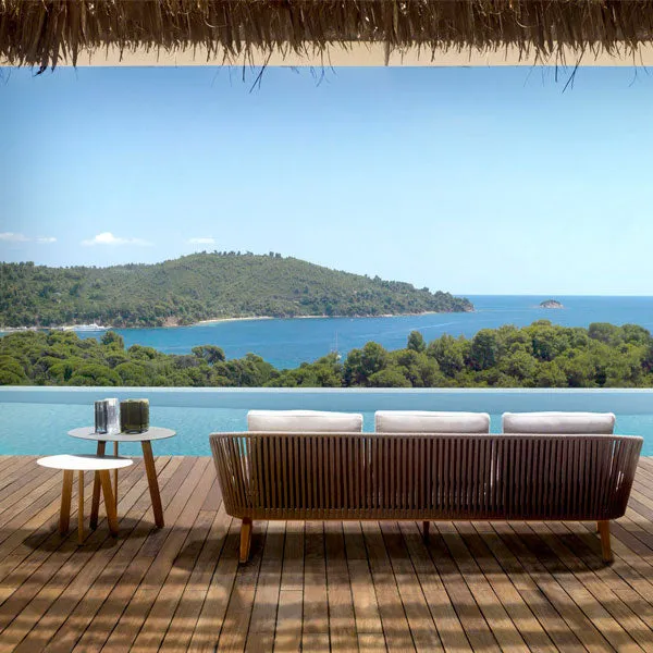 Outdoor Furniture Braided & Rope Sofa - Blessy -  Ready Stock Sale