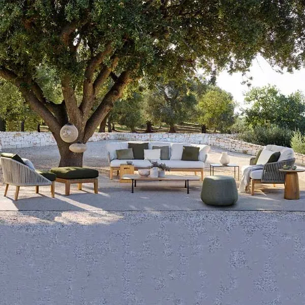 Outdoor Furniture Braided & Rope Sofa - Blessy -  Ready Stock Sale