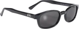 Pacific Coast Original KD's Biker Sunglasses (Black Frame/Smoke Lens)