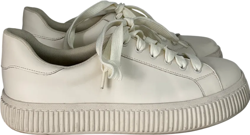 ZARA Cream Trainers UK 9 EU 43 👞